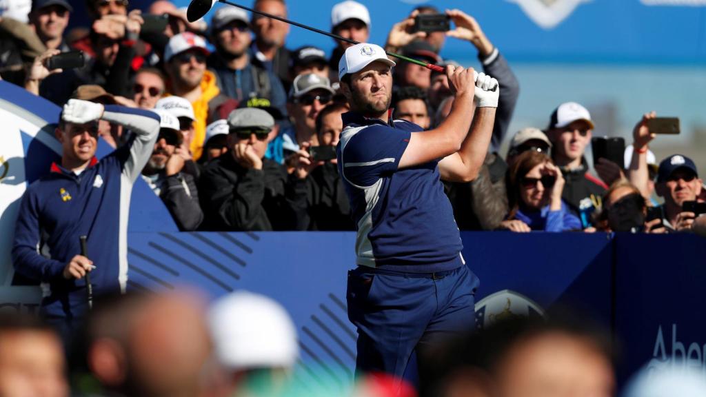 Rahm, durante una vuelta de prácticas en París.