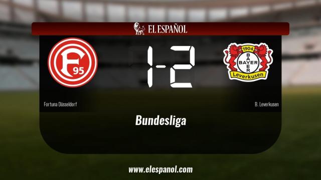 El Bayern Leverkusen se impone por 1-2 al Fortuna Düsseldorf