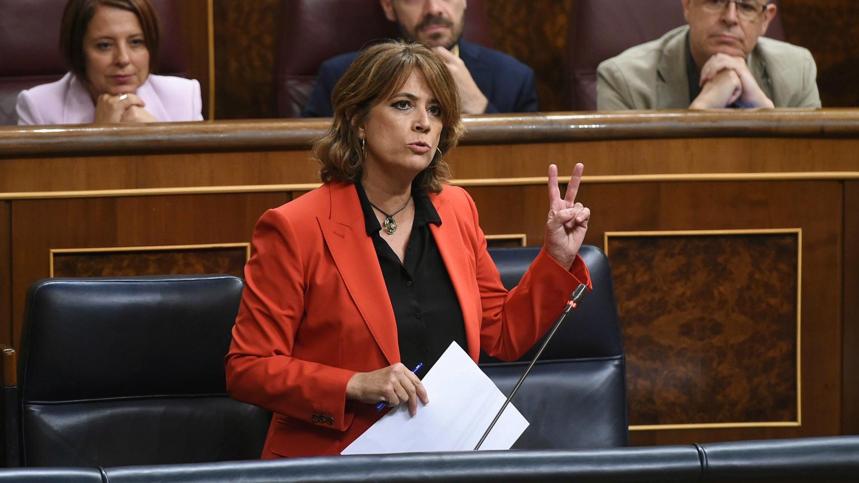 La exministra de Justicia, Dolores Delgado, en una imagen de archivo.