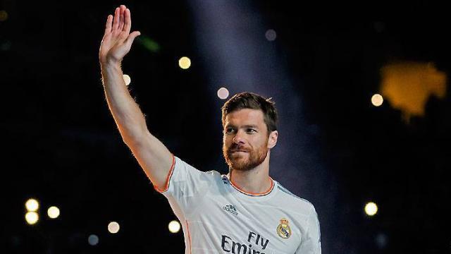Xabi Alonso en su etapa como jugador del Real Madrid