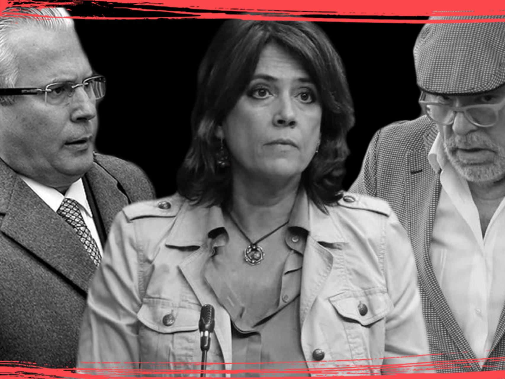 Baltasar Garzón, Dolores Delgado y Villarejo.