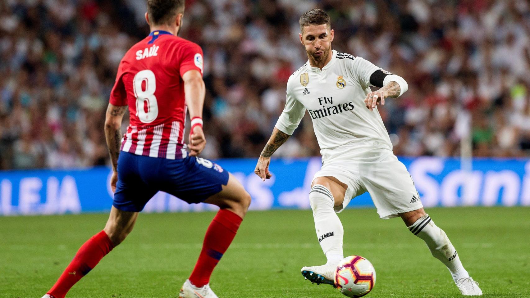 Sergio Ramos y Saúl