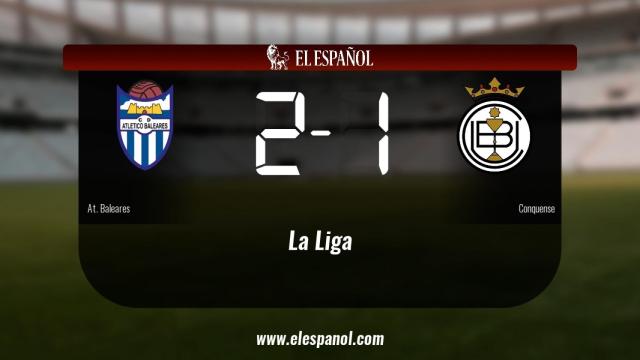 El At. Baleares ganó en su estadio al Conquense
