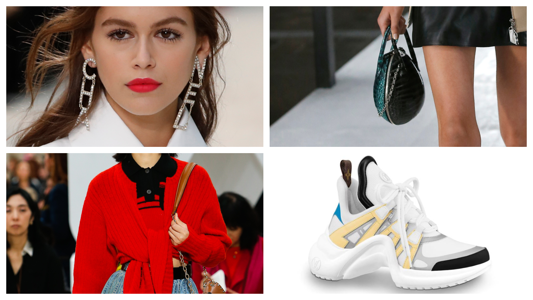 Montaje de JALEOS con algunas imágenes de las tendencias de la Semana de la Moda de París.