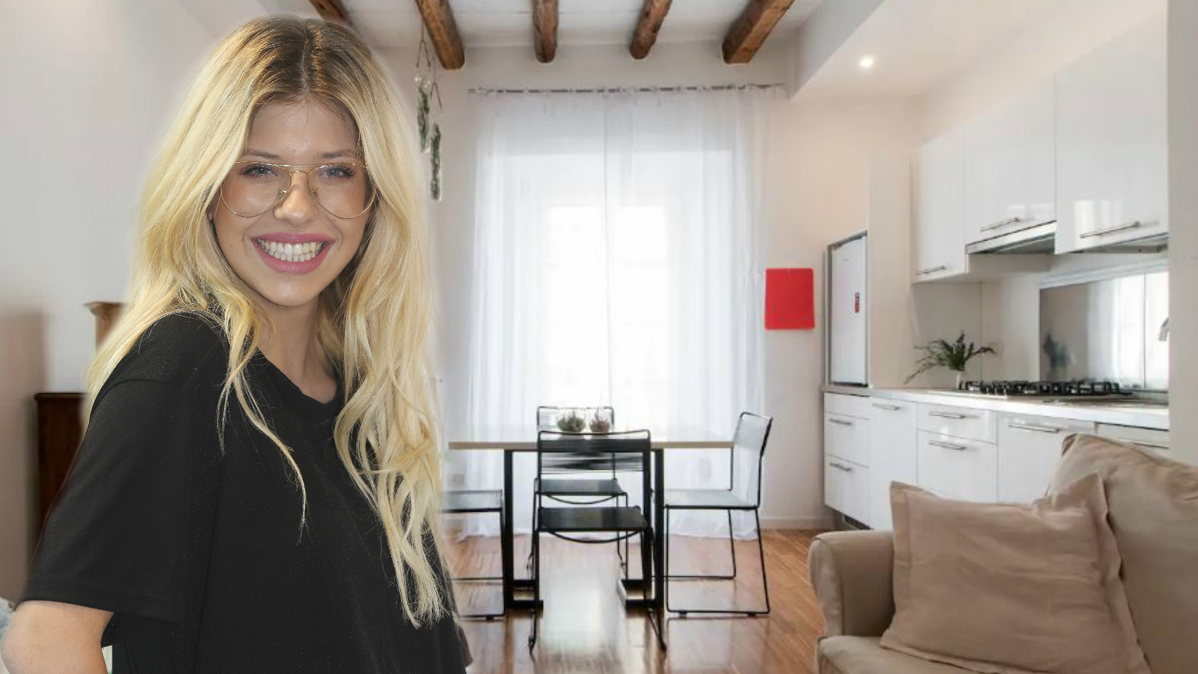 Anita se ha instalado en el barrio chino de Milán.