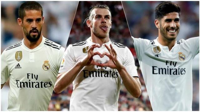 Isco, Bale y Asensio