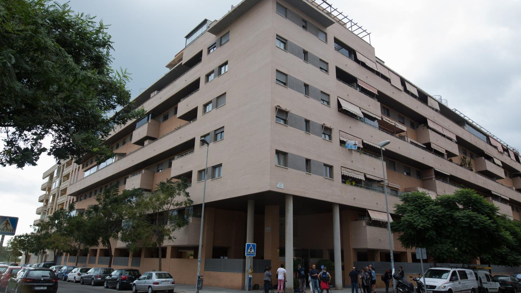 Edificios situados en el centro de Málaga.