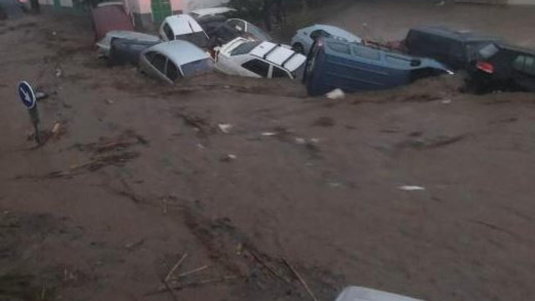 El desbordamiento del torrente