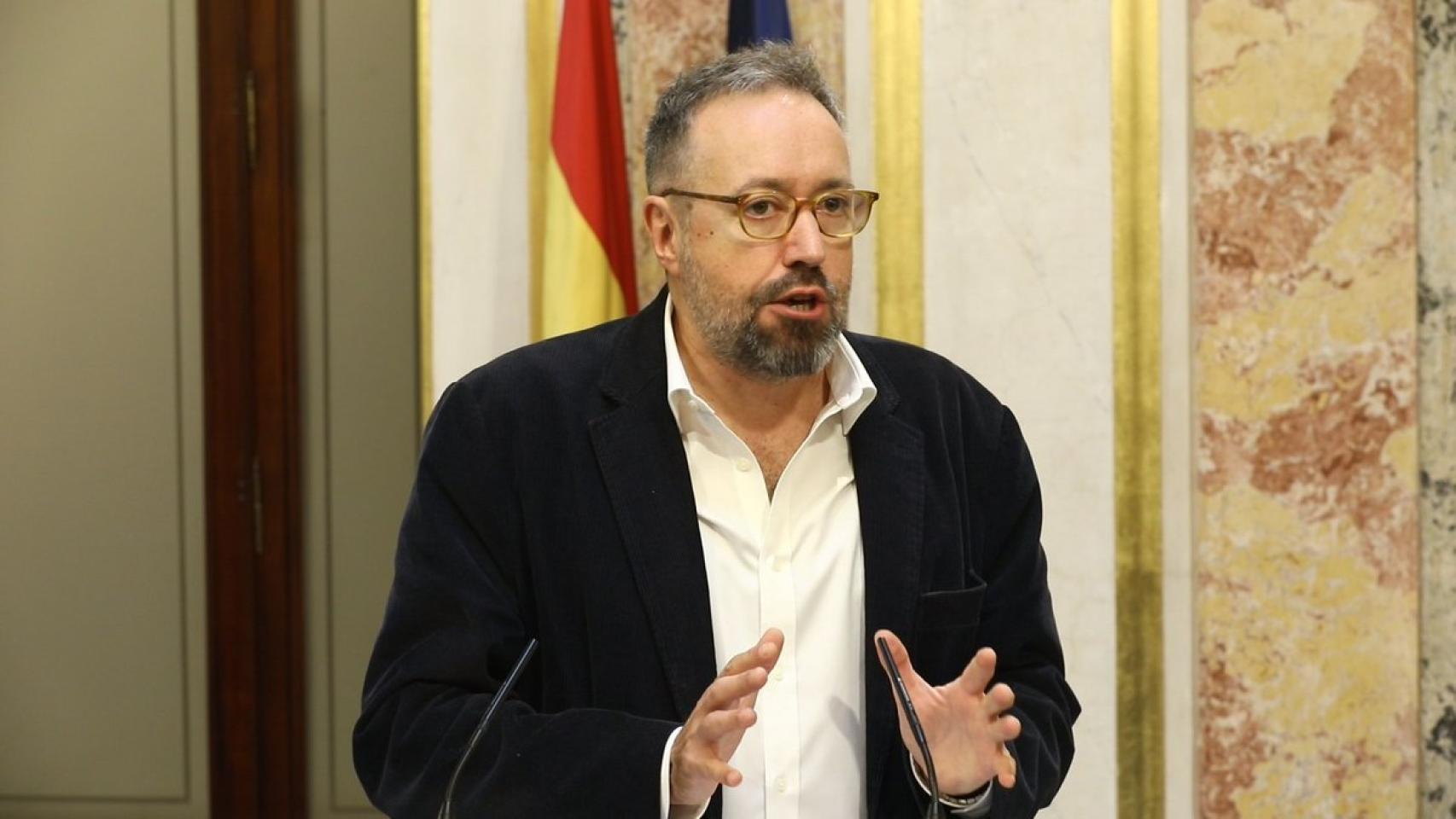 Juan Carlos Girauta, durante una comparecencia en el Congreso.