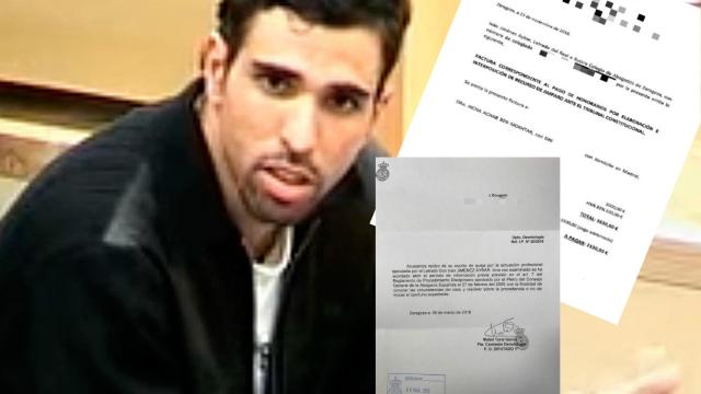 Jamal Zougam, condenado por el 11-M, la factura pagada por su familia a un abogado y la remisión de la queja del Colegio de Abogados de Zaragoza.