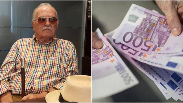 A la derecha, Rafael Herrero, exdirector del Banco de España en Ceuta y denunciante de la situación.