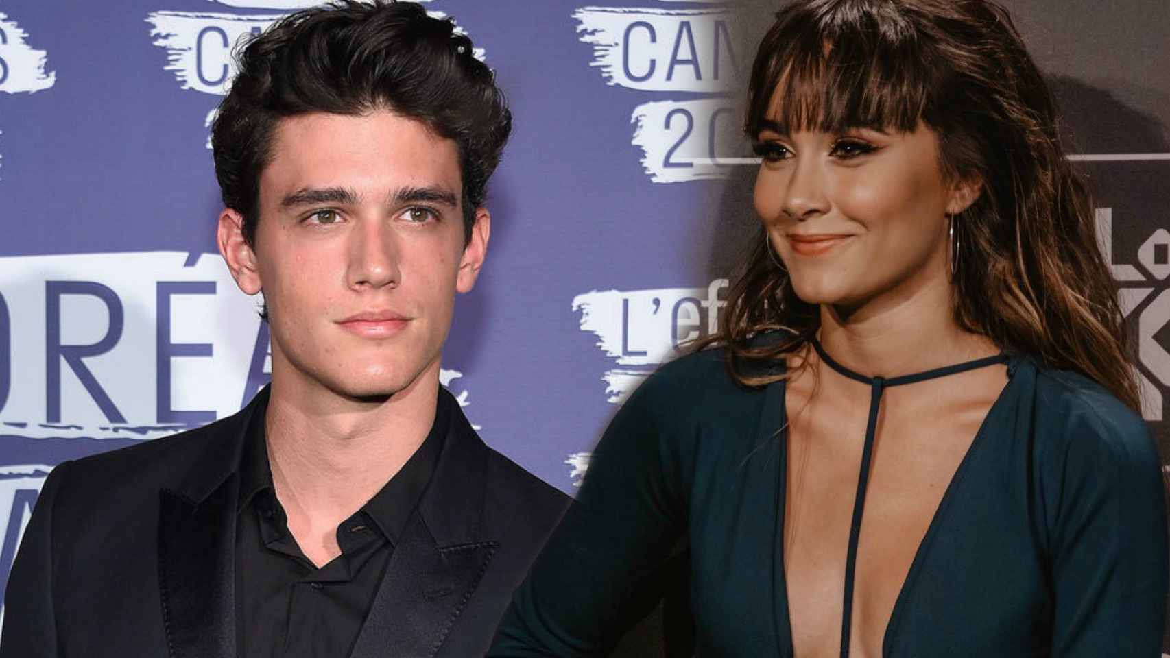 Xavi Serrano y Aitana, en un montaje de JALEOS.