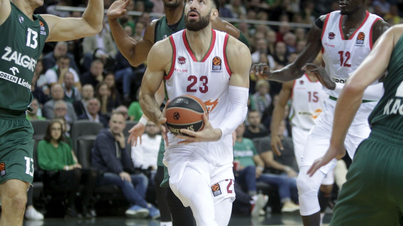 Un partido del Baskonia en Euroliga.