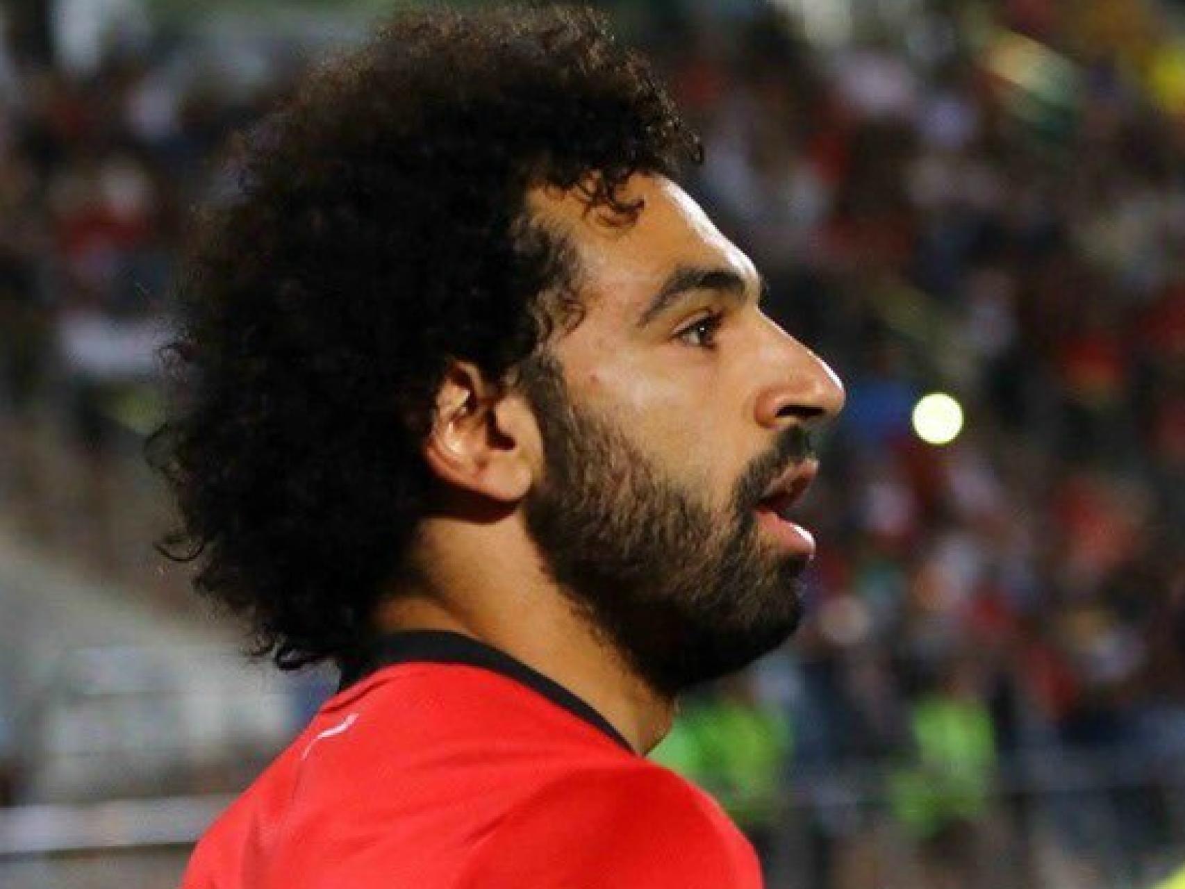 Salah con Egipto. Foto: Twitter (@Pharaohs)