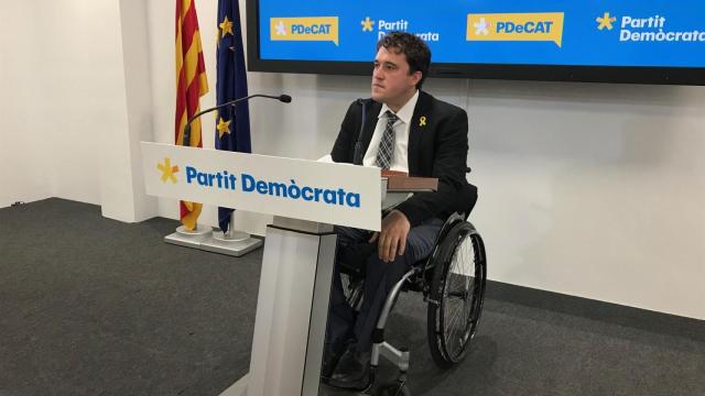 David Bonvehí, presidente del PDeCAT, en una imagen reciente.