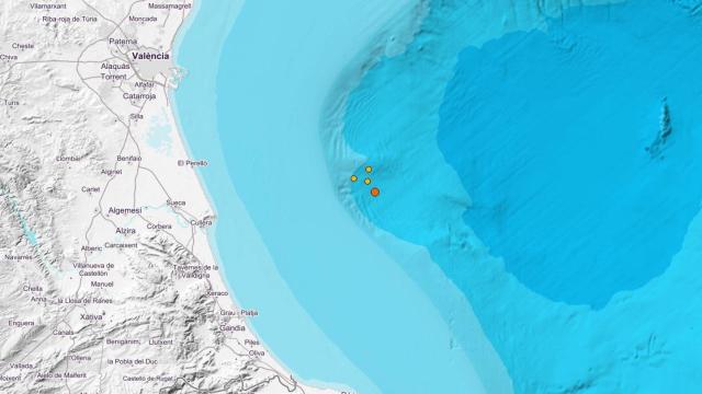 Localización del seísmo, según en Instituto Geográfico Nacional.
