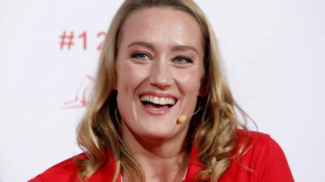 Mireia Belmonte en el 123 a Correr Santander Talks