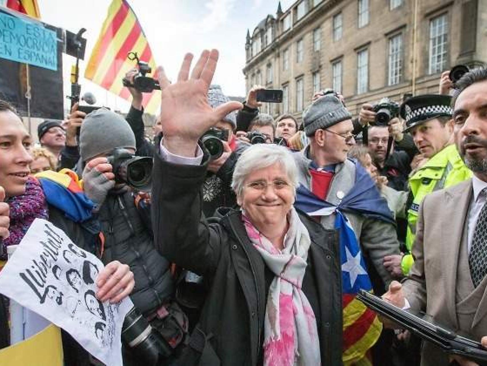 La exconsejera fugada Clara Ponsatí, en Escocia.