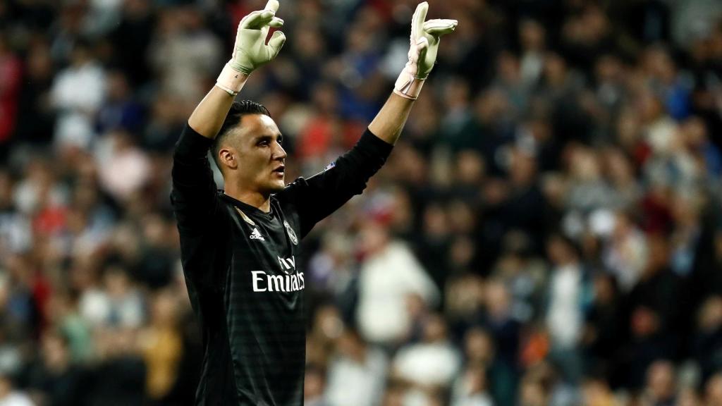 Keylor Navas, durante su etapa en el Real Madrid