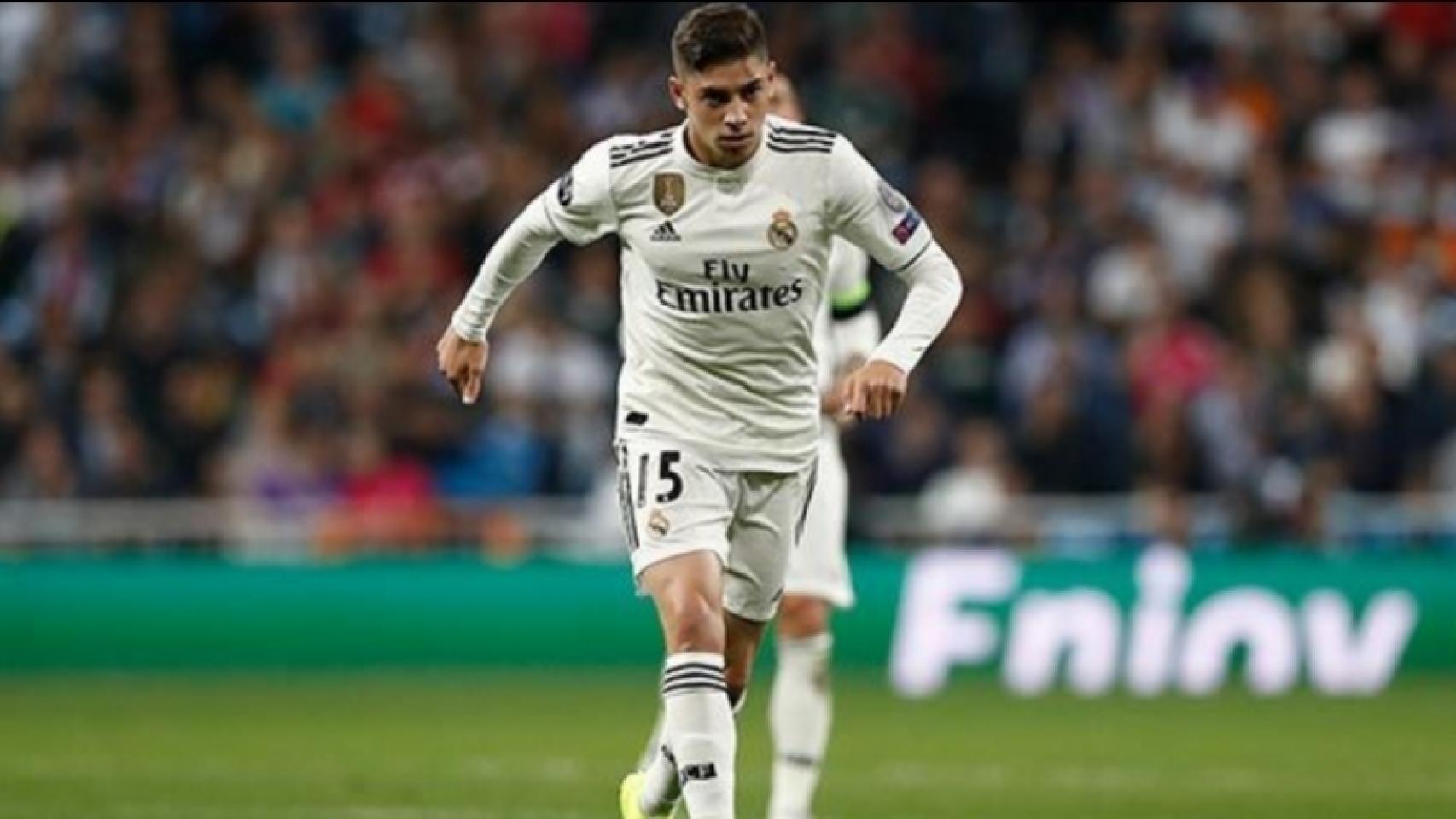 Fede Valverde, en un partido del Real Madrid