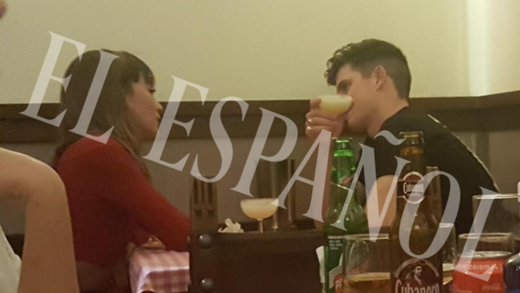 La cena romántica de Aitana y Miguel.