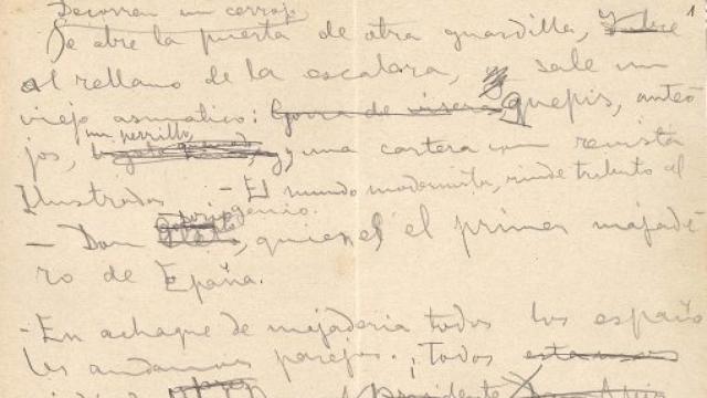 Image: 80.000 documentos del archivo digital Valle-Inclán, en diciembre