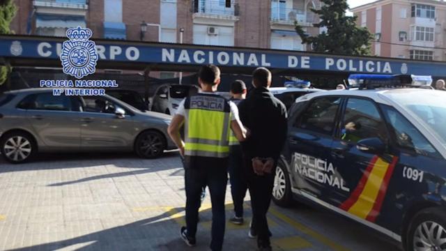 Imágenes difundidas por la Policía de las detenciones.