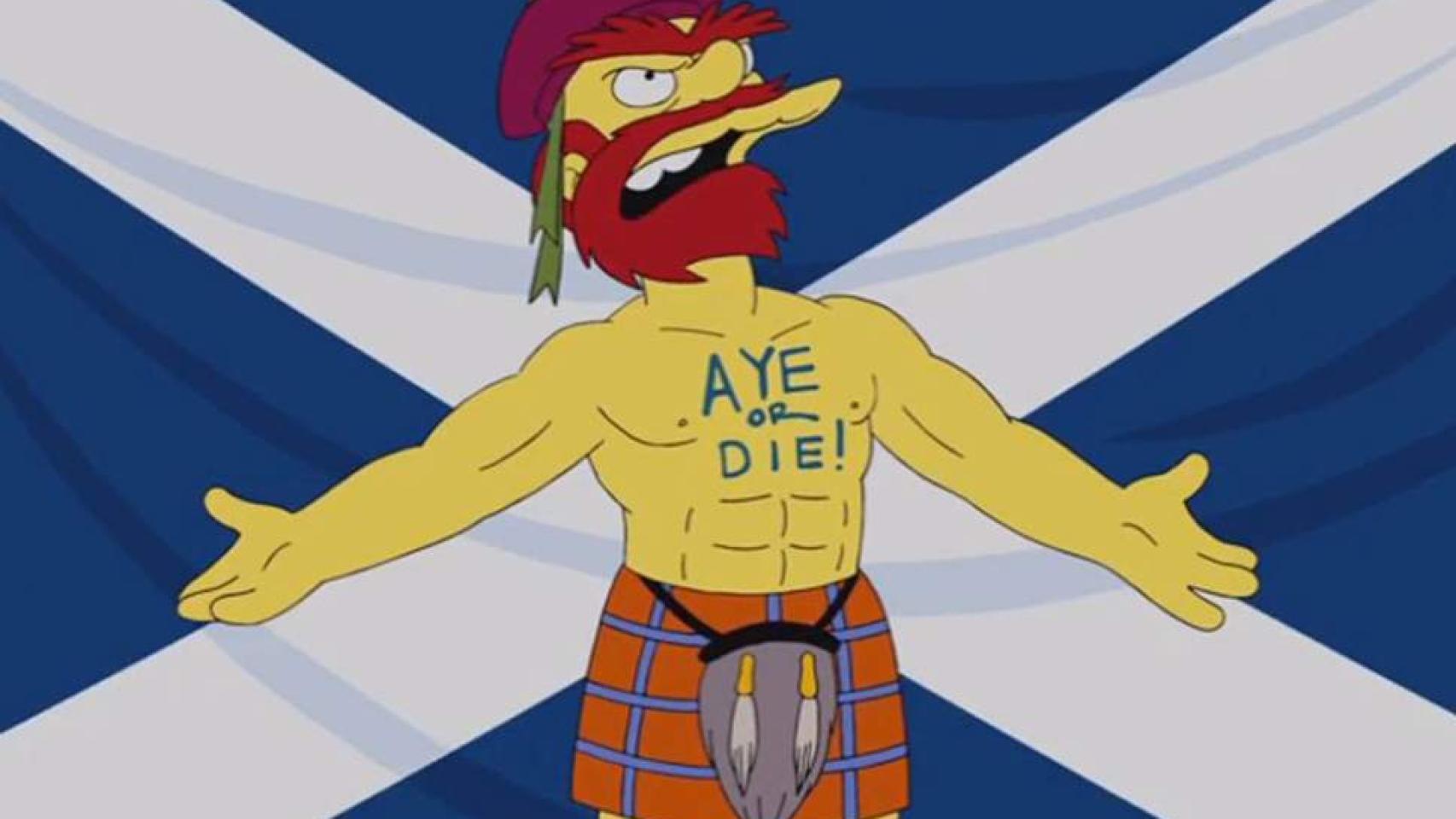 Willie, uno de los personajes más estereotipados de Los Simpson.