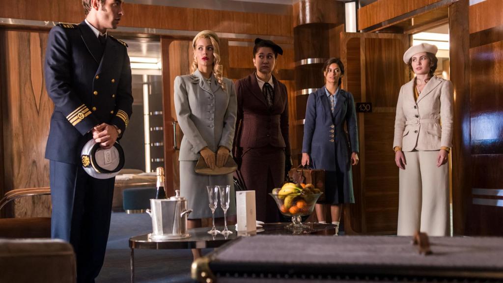 Elenco de 'Alta mar'.