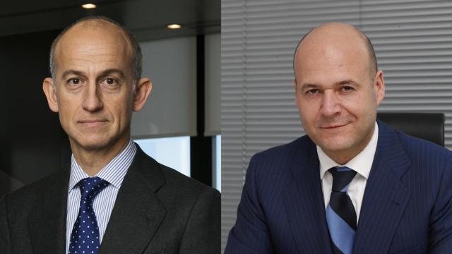 Alejandro de la Joya, nuevo consejero delegado de Cintra, e Ignacio Gastón, nuevo consejero delegado de Ferrovial Agroman.