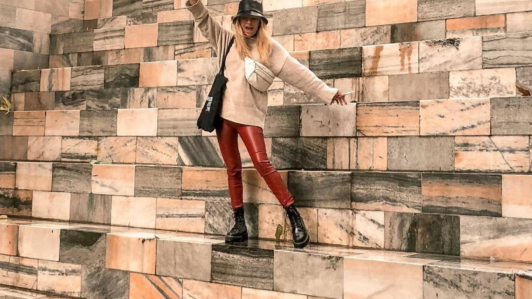 Anita Matamoros en Milán.