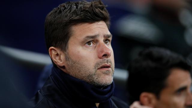 Mauricio Pochettino, en el banquillo de Wembley