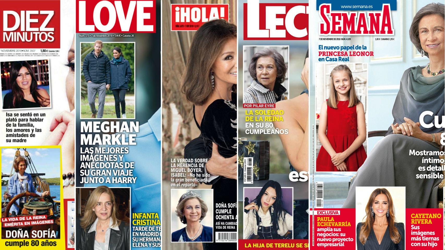 Estas son las revistas de este miércoles.