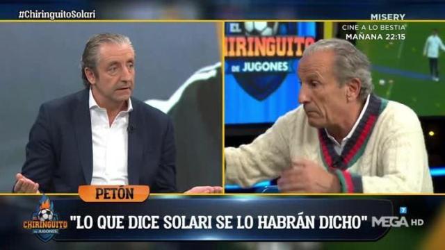 Petón, tertuliano de El Chiringuito. Foto: Twitter (@elchiringuitotv)