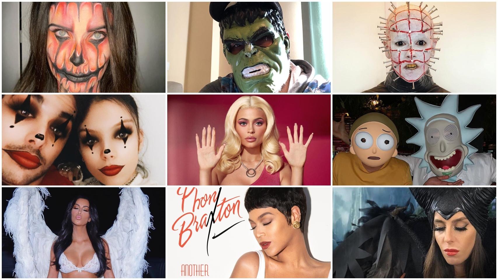 Famosos se disfrazan por Halloween 2018.