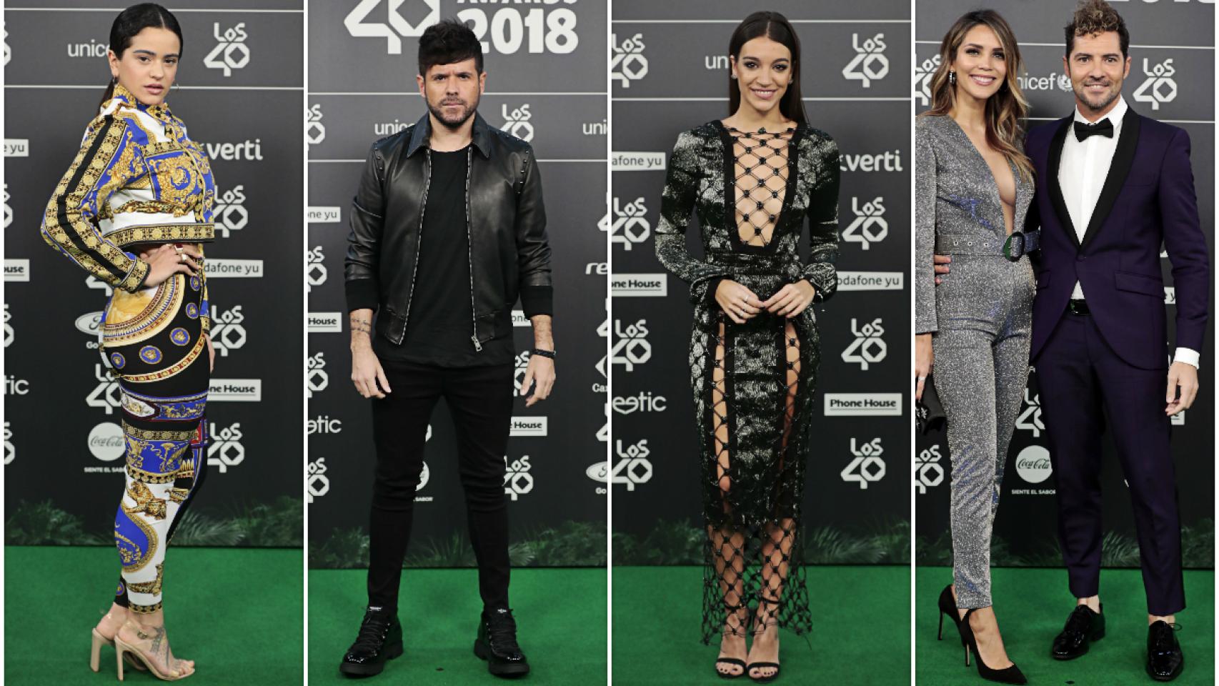 Rosalía, Pablo López, Ana Guerra y Rosanna Zanetti junto a David Bisbal.