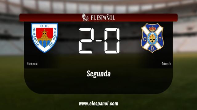 El Numancia se lleva la victoria en su casa frente al Tenerife