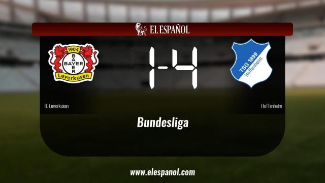 El Hoffenheim vence por 1-4 al Bayern Leverkusen