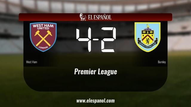 El West Ham se lleva la victoria en su casa frente al Burnley