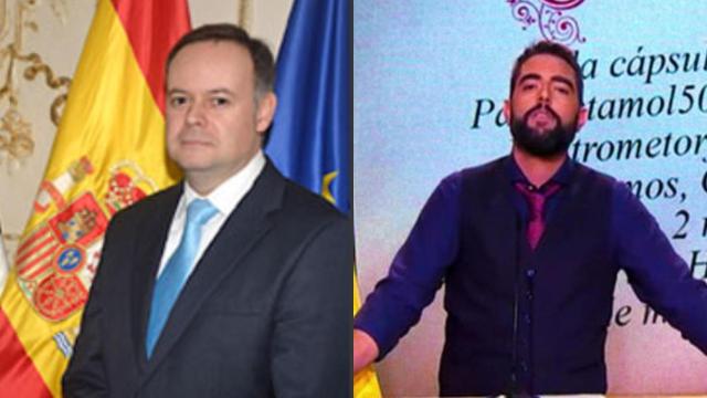 A la izquierda, el político de Ceuta. A la derecha, Dani Mateo.