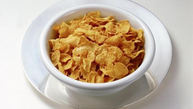 Un bol de 'cornflakes'.