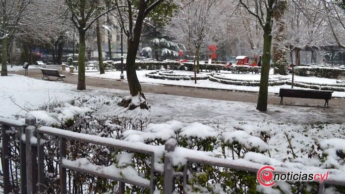 nevada nieve valladolid febrero 8