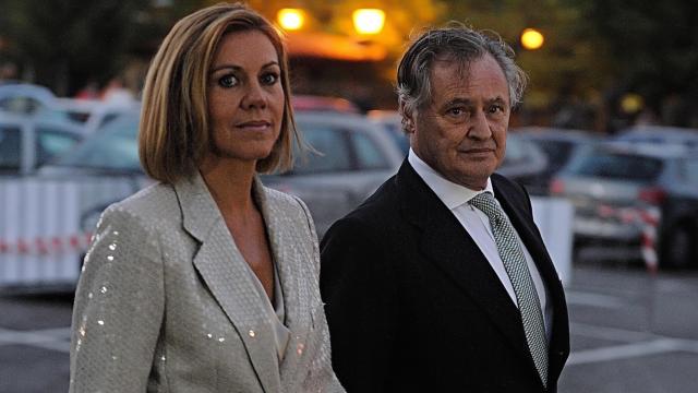 Dolores de Cospedal e Ignacio López del Hierro.