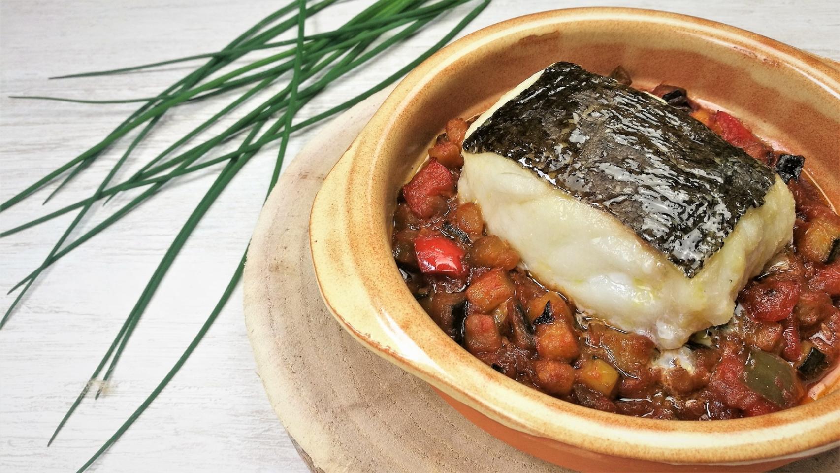 Bacalao con pisto