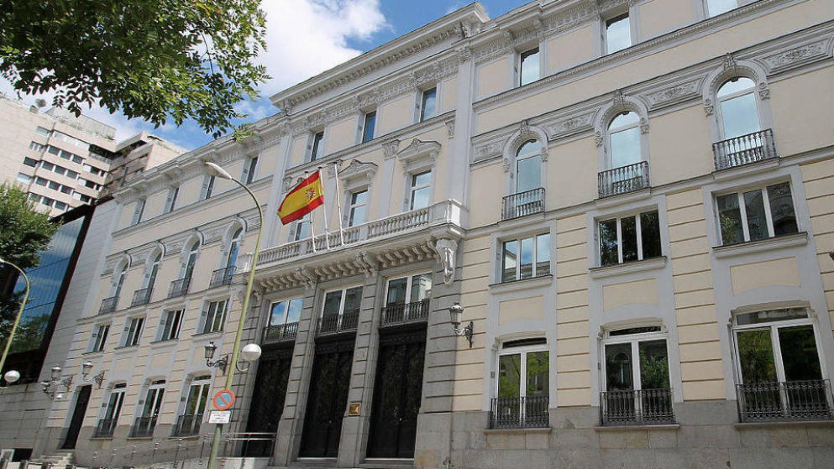 Sede del Consejo General del Poder Judicial./