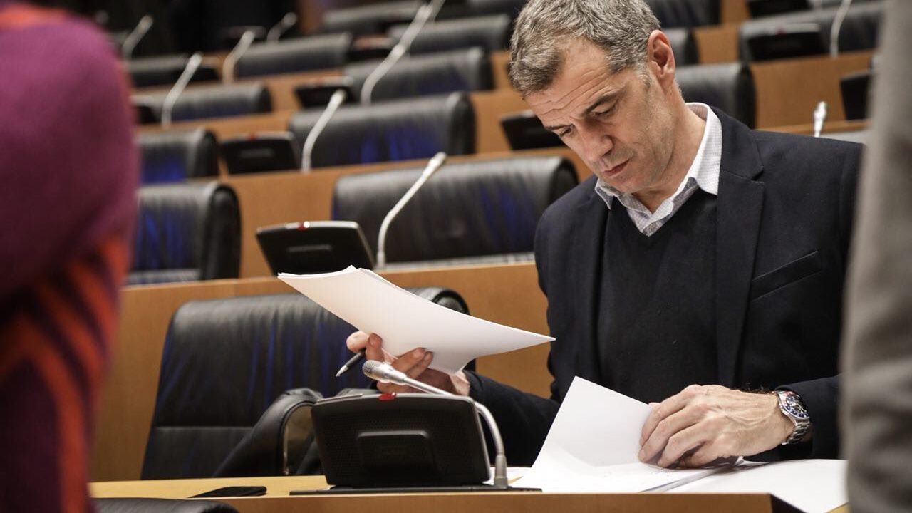 Toni Cantó, en el Congreso de los Diputados.