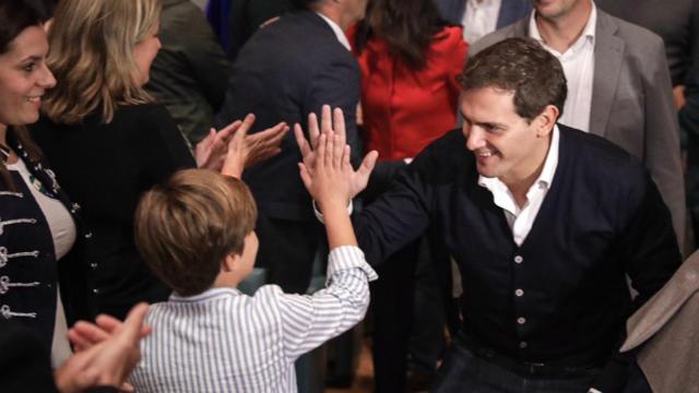 Albert Rivera, durante su mitin en Cádiz.
