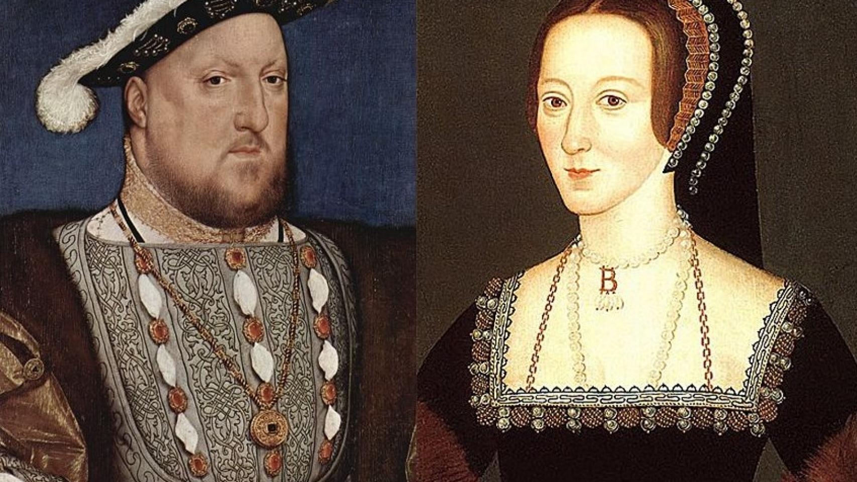 Enrique VIII y Ana Bolena.