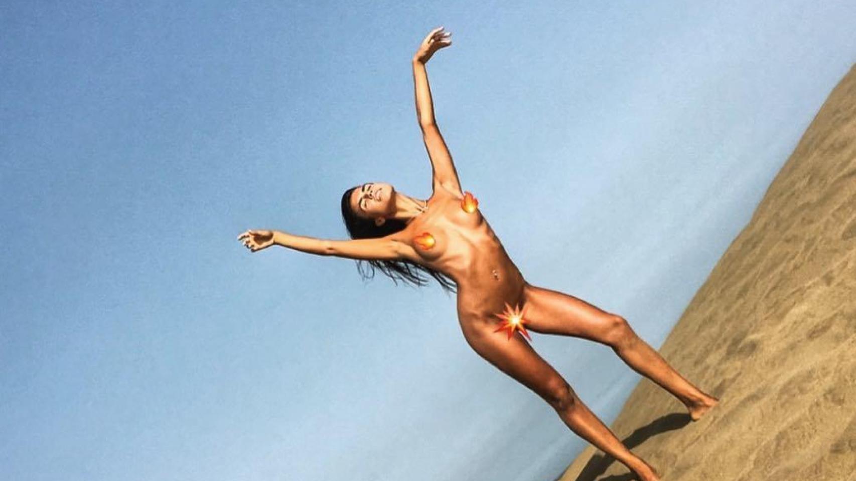 Sofía Suescun se desnuda por completo.