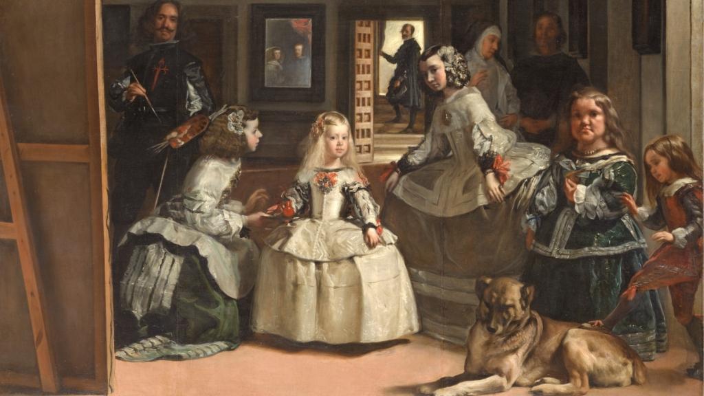 Detalle de 'Las meninas' de Velázquez.